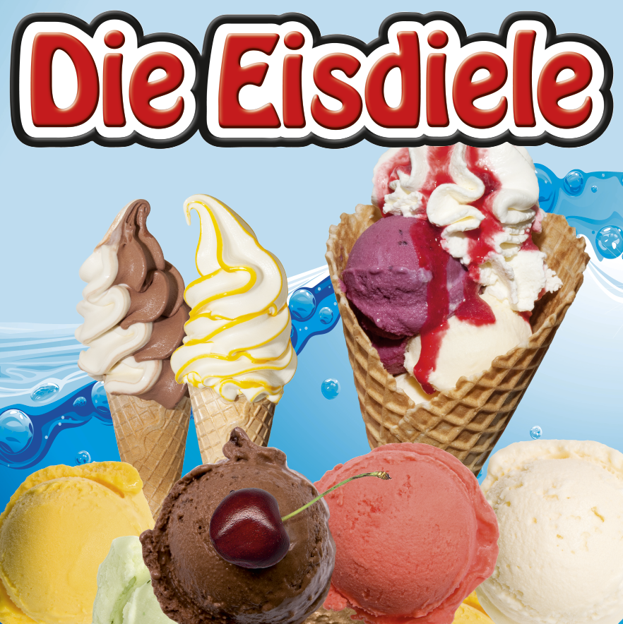 Logo und Eissorten